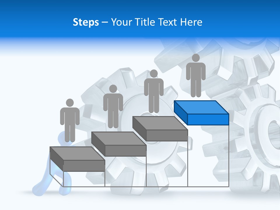 Metal Moving Pushing PowerPoint Template