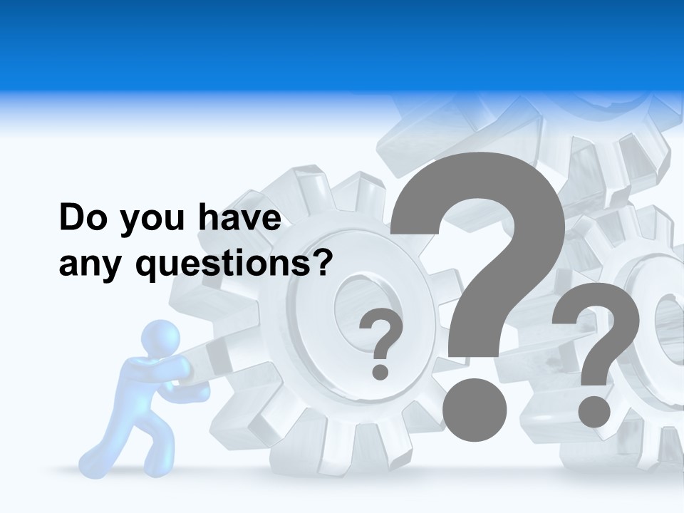 Metal Moving Pushing PowerPoint Template