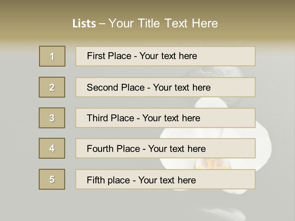 Stack Herb Stem PowerPoint Template