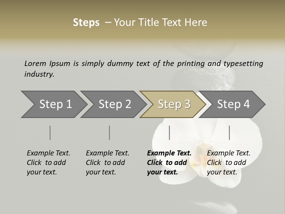 Stack Herb Stem PowerPoint Template