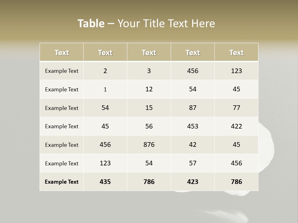 Stack Herb Stem PowerPoint Template