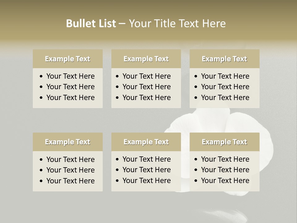 Stack Herb Stem PowerPoint Template