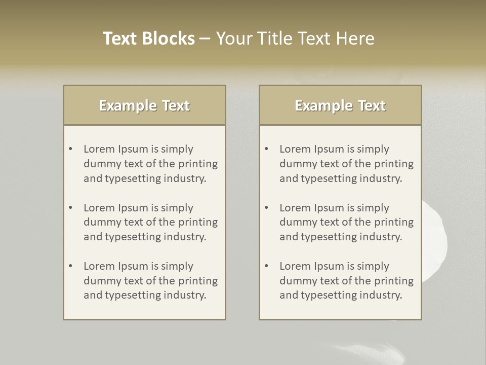 Stack Herb Stem PowerPoint Template