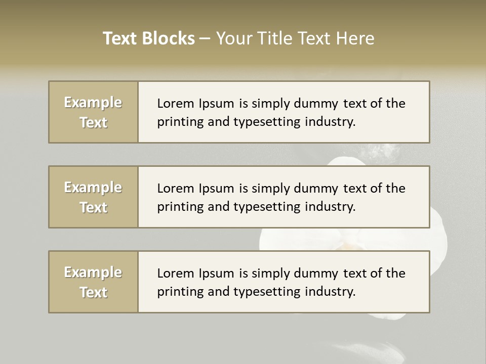 Stack Herb Stem PowerPoint Template