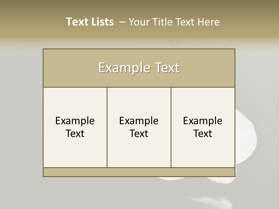 Stack Herb Stem PowerPoint Template