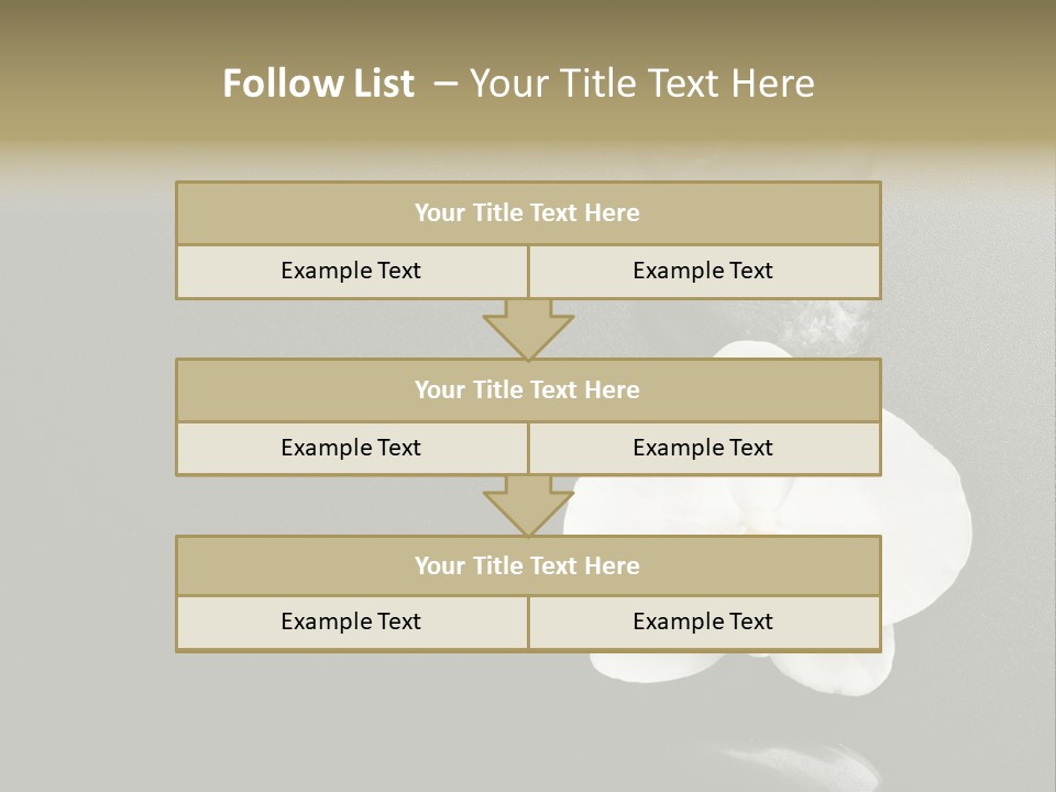 Stack Herb Stem PowerPoint Template