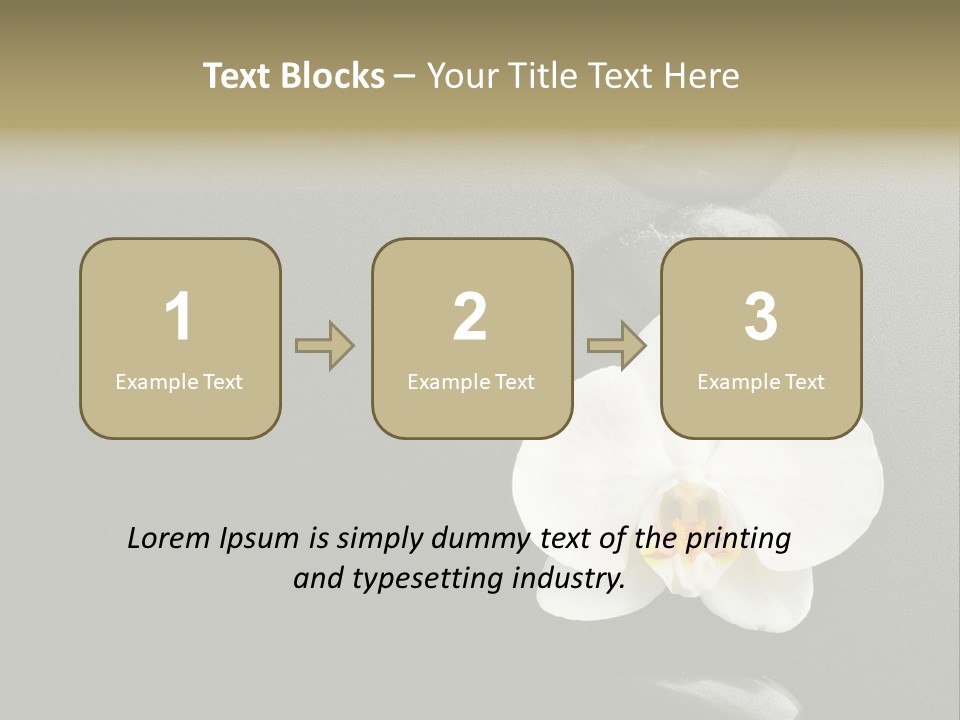 Stack Herb Stem PowerPoint Template