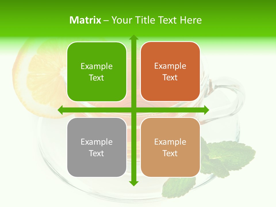 Tea Yellow Healthy Eating PowerPoint Template