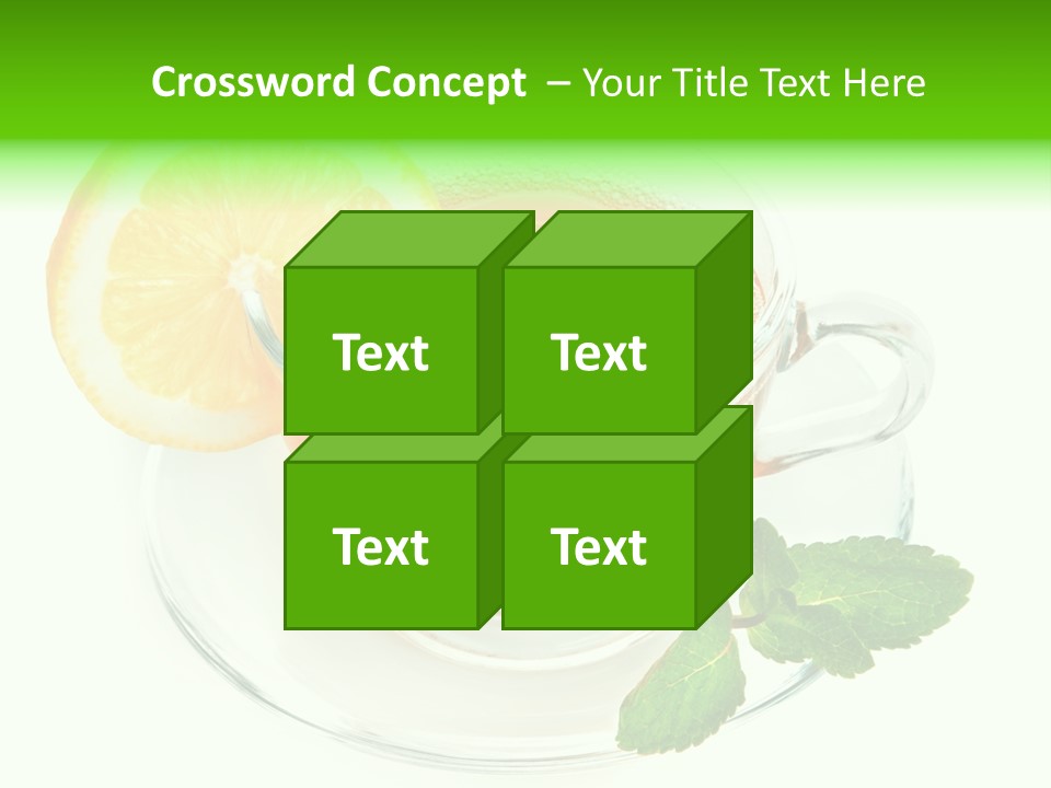 Tea Yellow Healthy Eating PowerPoint Template