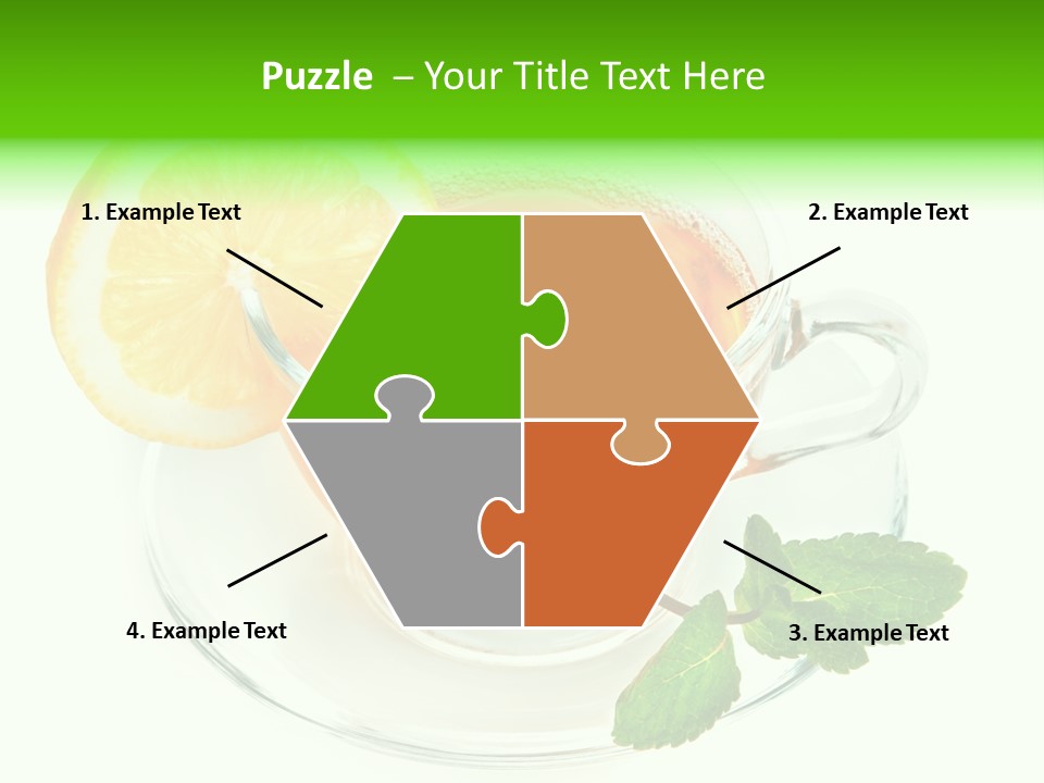 Tea Yellow Healthy Eating PowerPoint Template