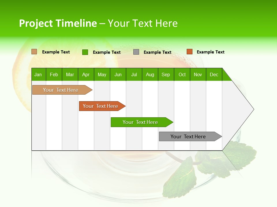 Tea Yellow Healthy Eating PowerPoint Template