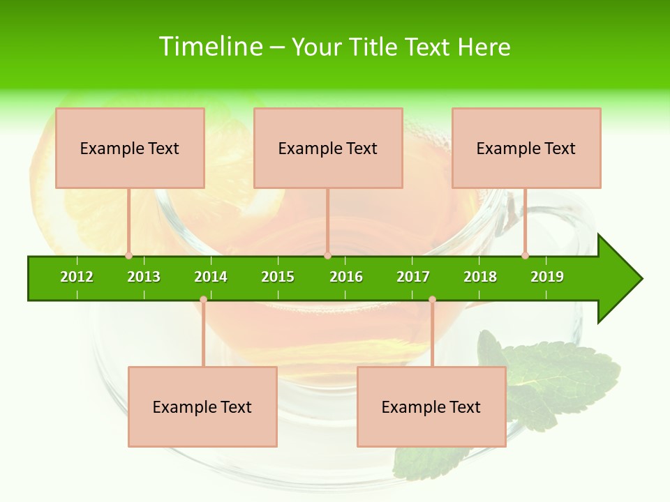Tea Yellow Healthy Eating PowerPoint Template