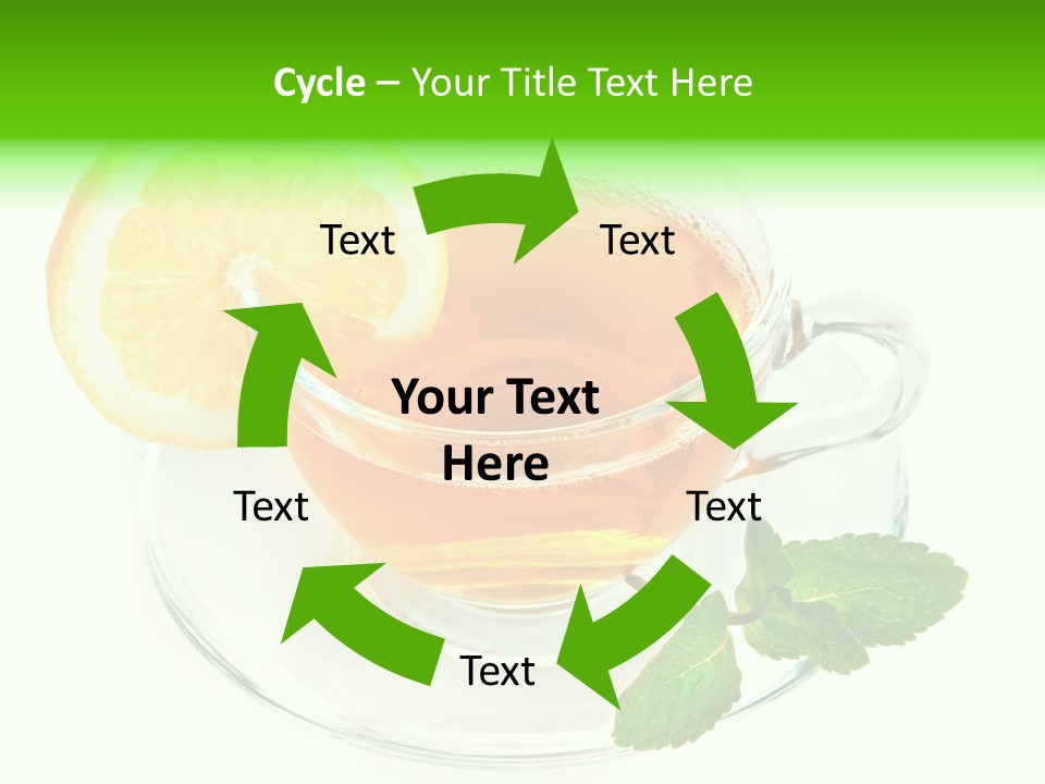 Tea Yellow Healthy Eating PowerPoint Template