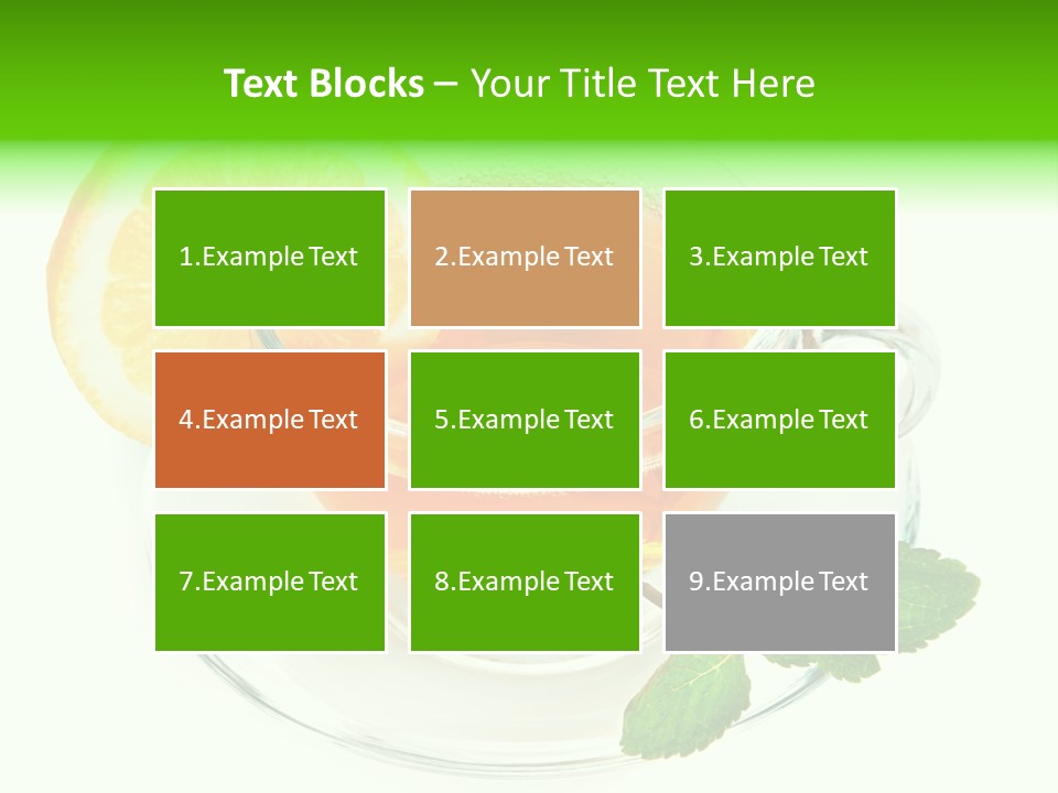 Tea Yellow Healthy Eating PowerPoint Template