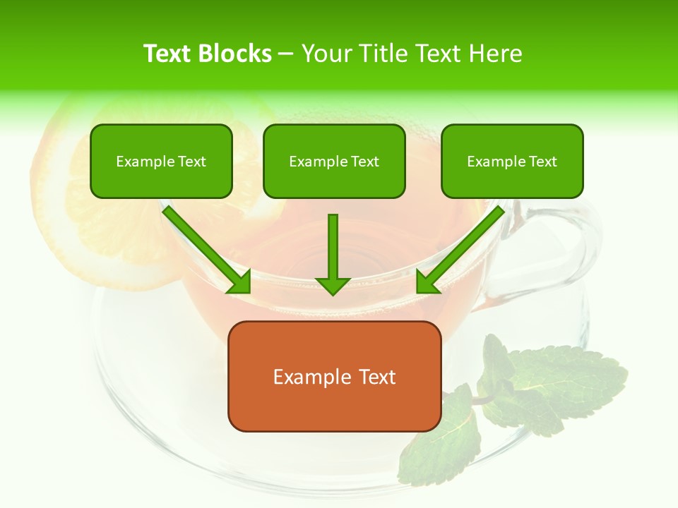 Tea Yellow Healthy Eating PowerPoint Template