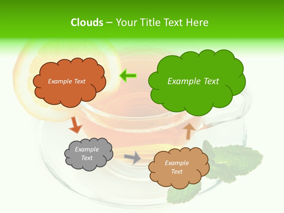 Tea Yellow Healthy Eating PowerPoint Template