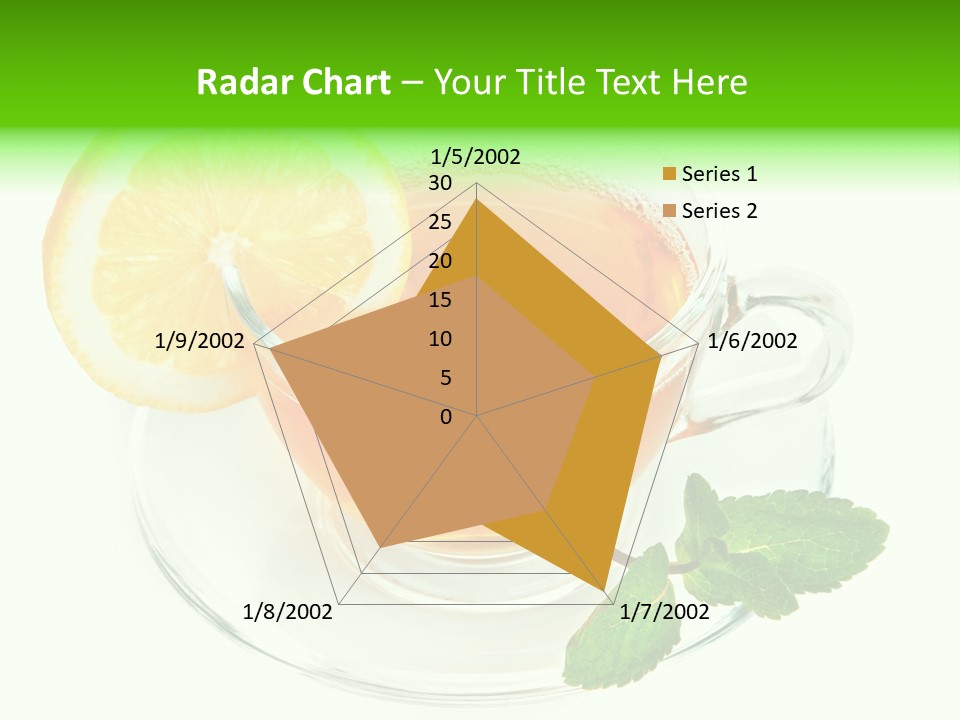 Tea Yellow Healthy Eating PowerPoint Template
