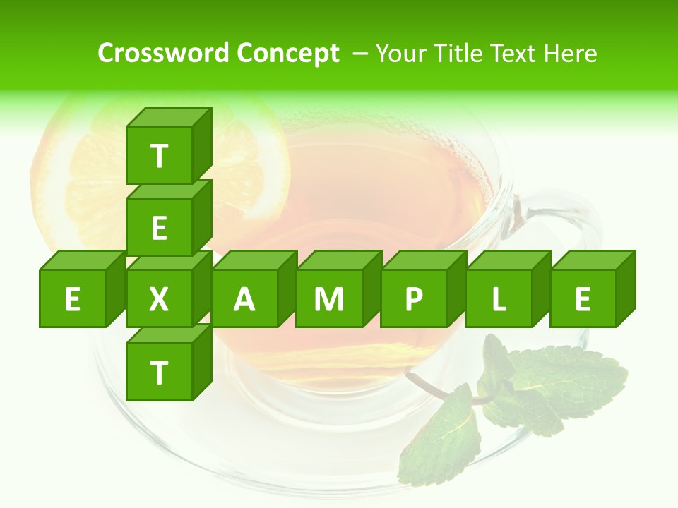 Tea Yellow Healthy Eating PowerPoint Template