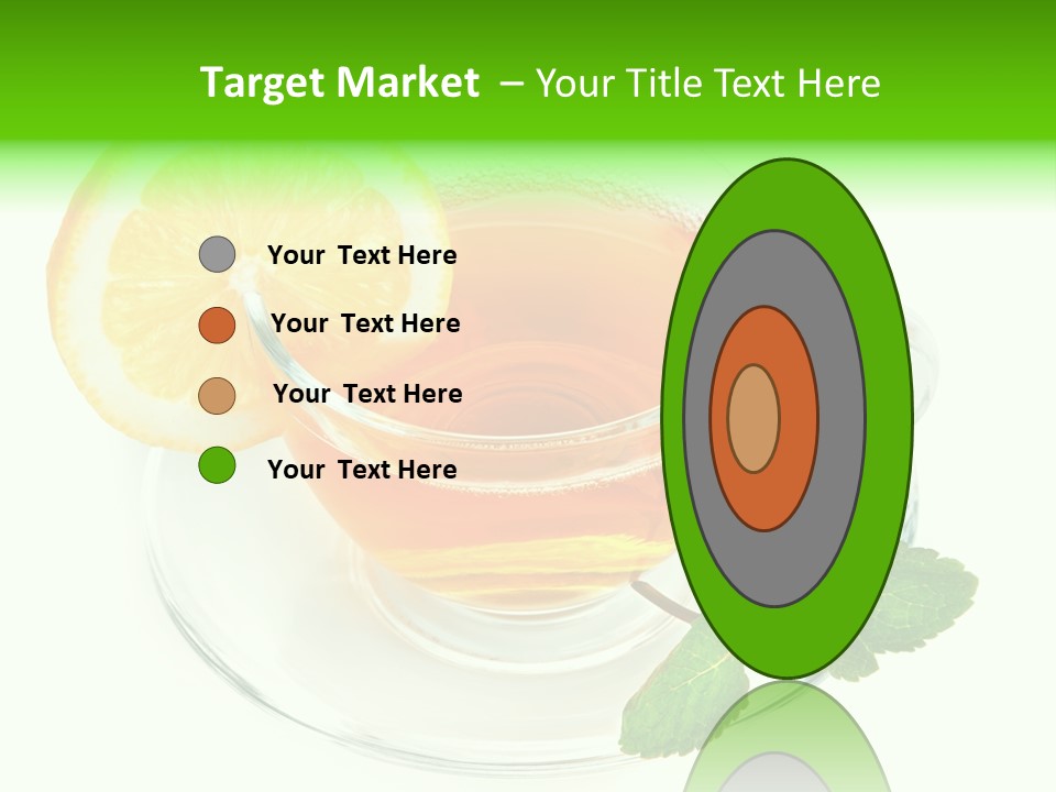 Tea Yellow Healthy Eating PowerPoint Template