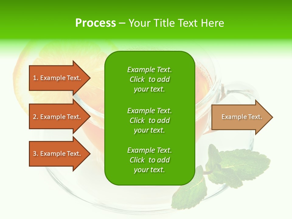 Tea Yellow Healthy Eating PowerPoint Template
