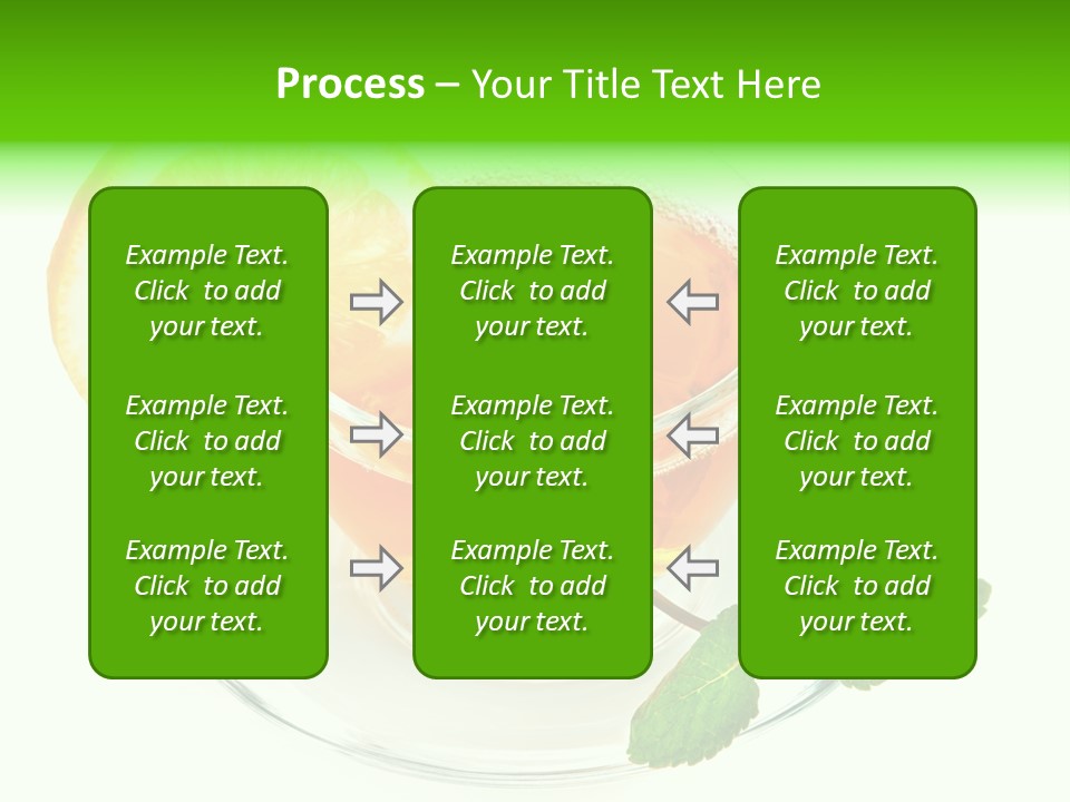 Tea Yellow Healthy Eating PowerPoint Template