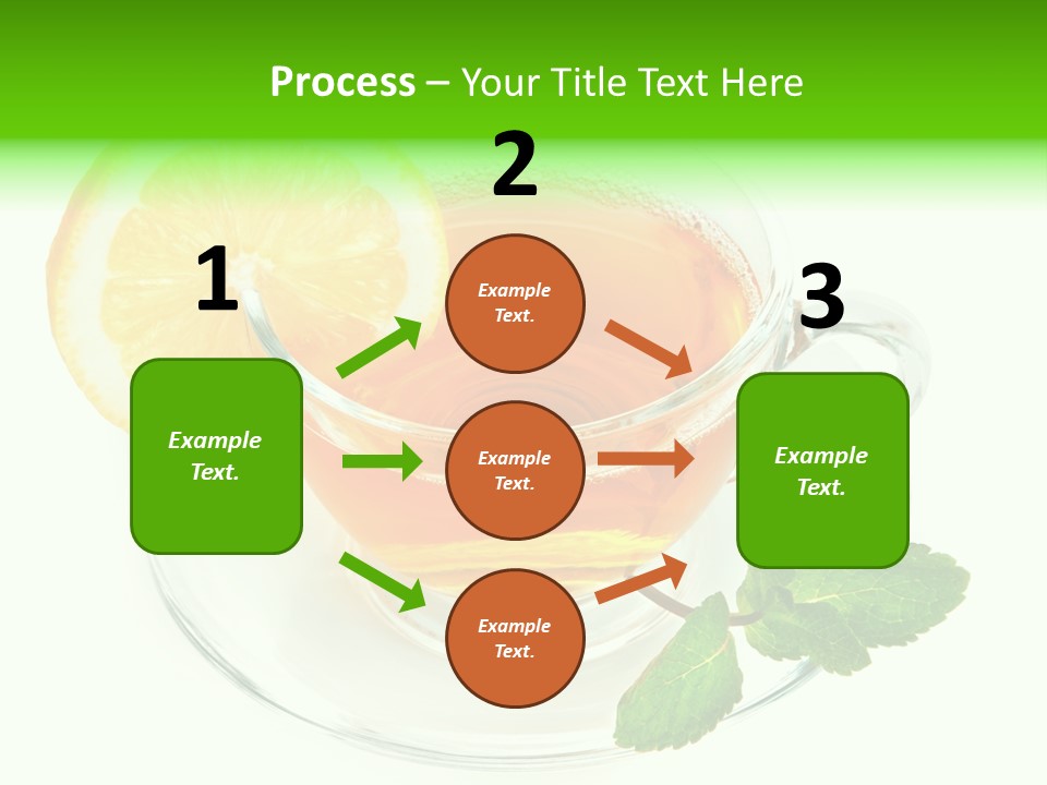 Tea Yellow Healthy Eating PowerPoint Template