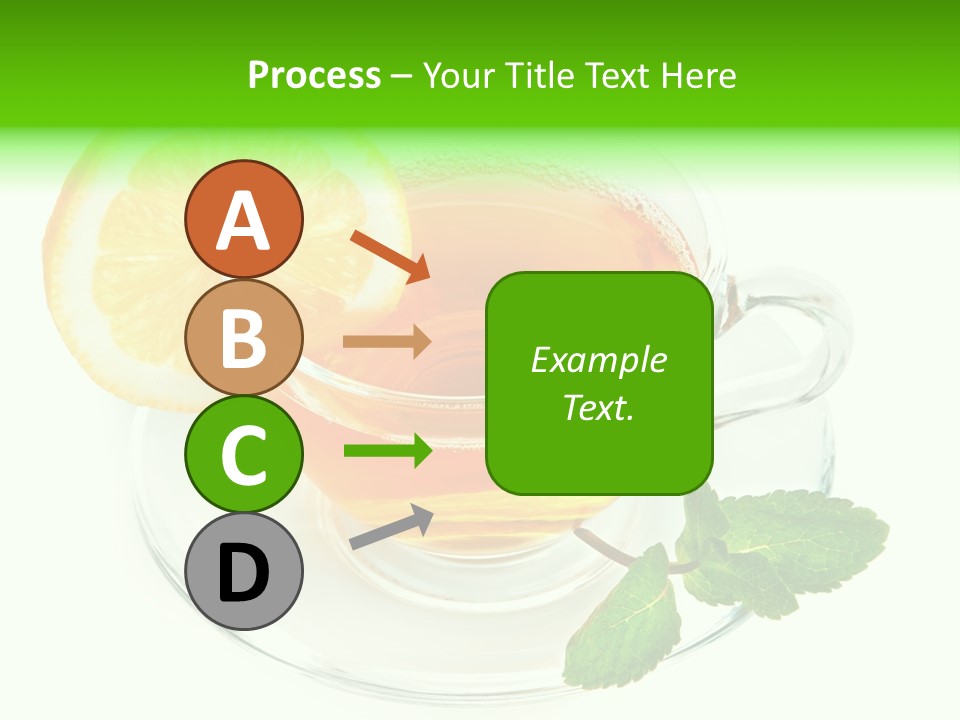 Tea Yellow Healthy Eating PowerPoint Template