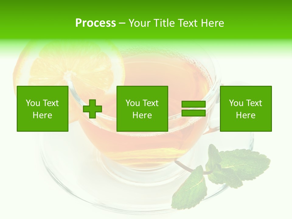 Tea Yellow Healthy Eating PowerPoint Template