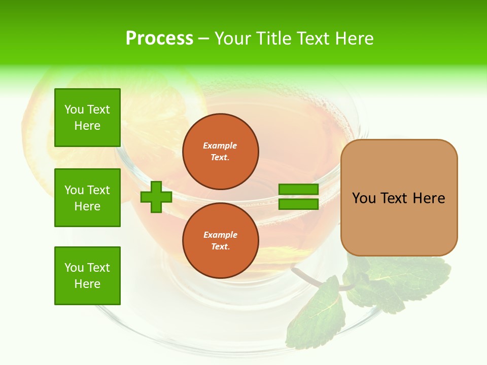 Tea Yellow Healthy Eating PowerPoint Template