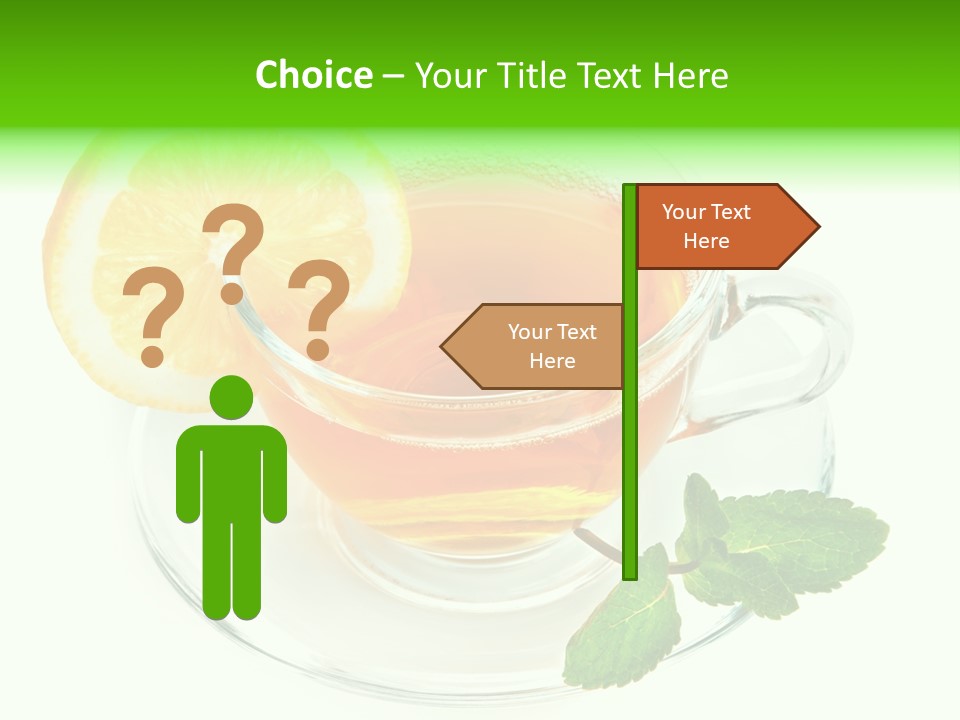 Tea Yellow Healthy Eating PowerPoint Template