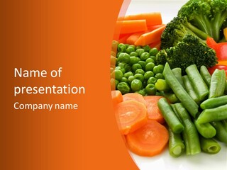 Portion Bean Colorful PowerPoint Template