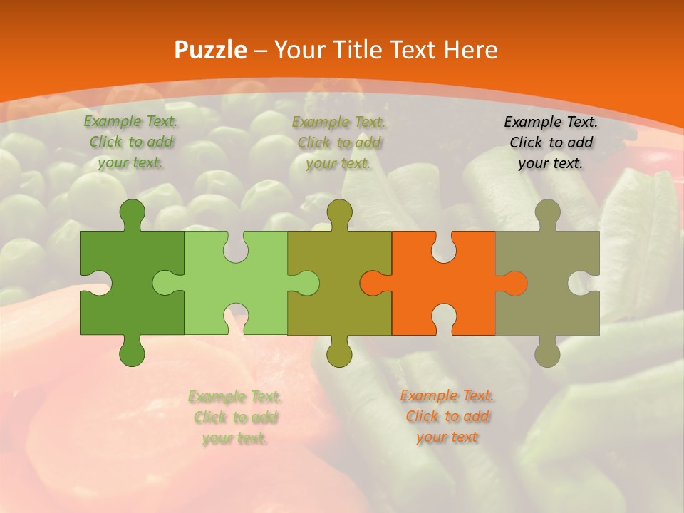 Portion Bean Colorful PowerPoint Template