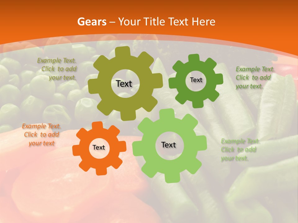 Portion Bean Colorful PowerPoint Template