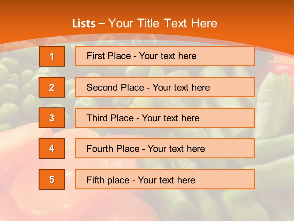Portion Bean Colorful PowerPoint Template
