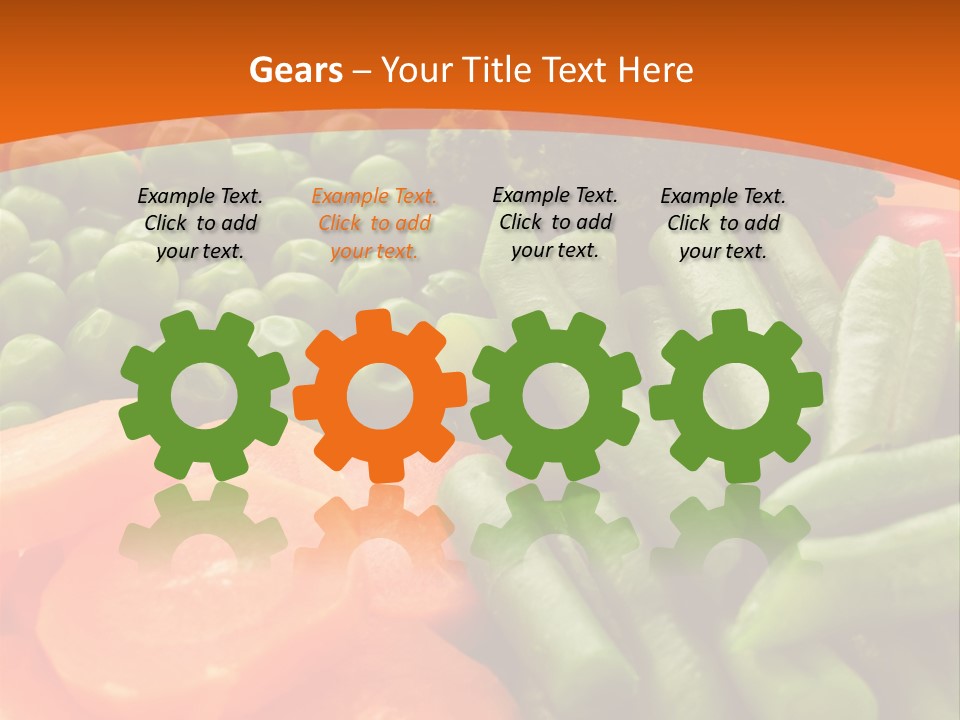 Portion Bean Colorful PowerPoint Template