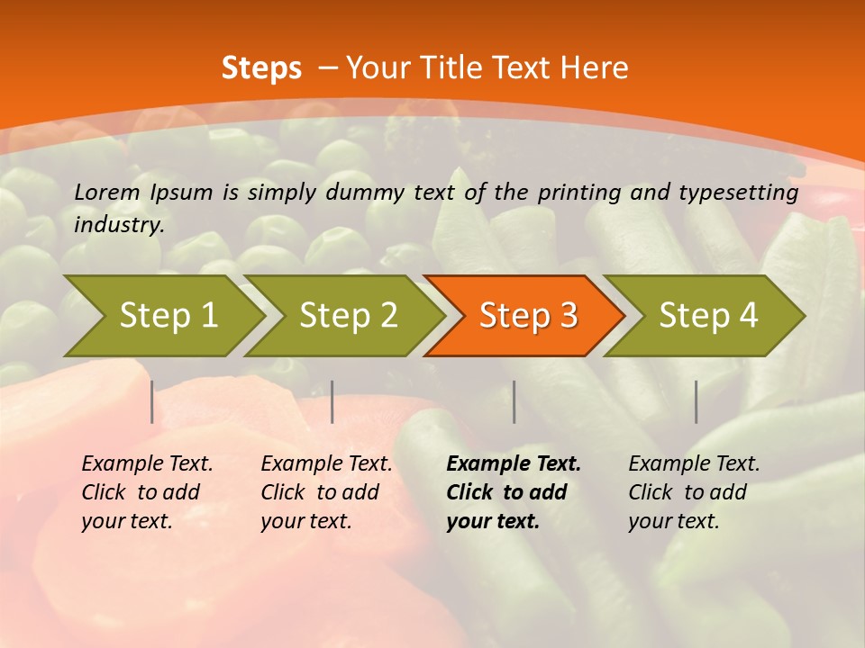 Portion Bean Colorful PowerPoint Template