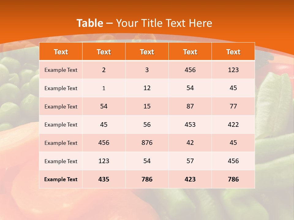 Portion Bean Colorful PowerPoint Template