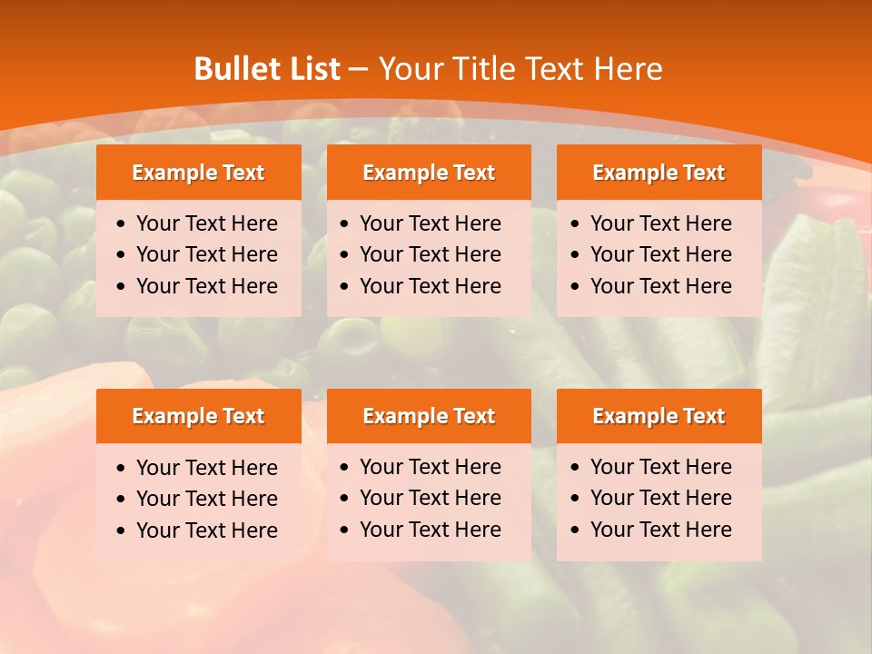 Portion Bean Colorful PowerPoint Template