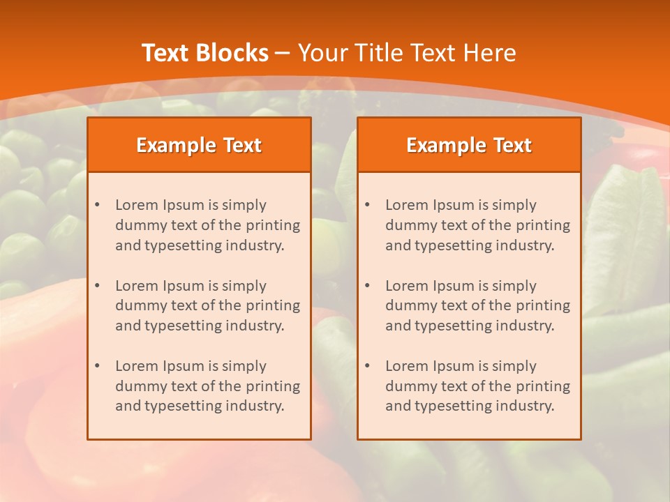 Portion Bean Colorful PowerPoint Template