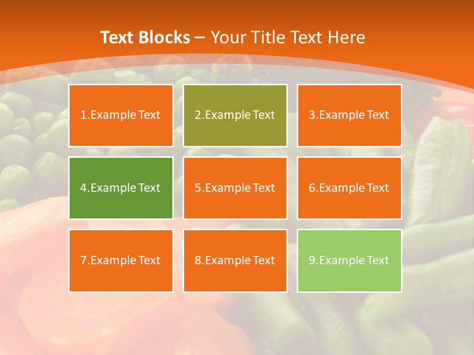 Portion Bean Colorful PowerPoint Template