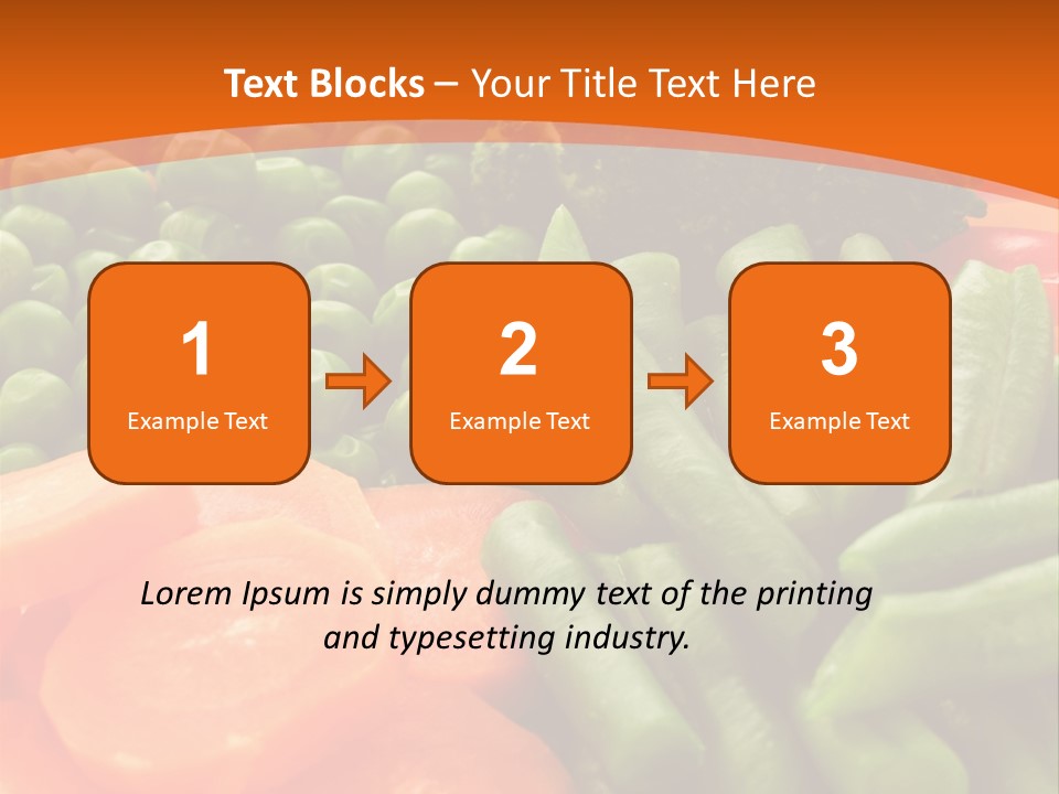 Portion Bean Colorful PowerPoint Template