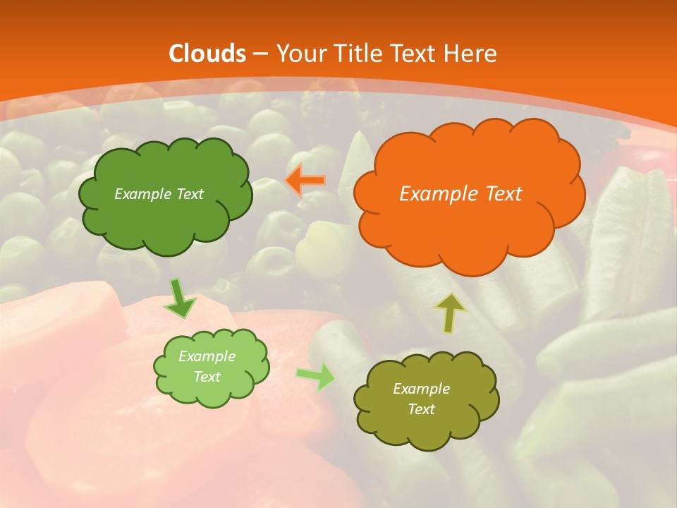 Portion Bean Colorful PowerPoint Template