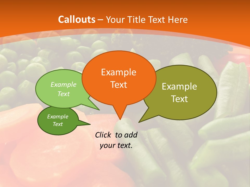 Portion Bean Colorful PowerPoint Template