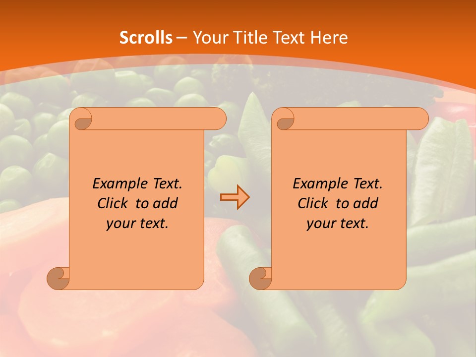 Portion Bean Colorful PowerPoint Template