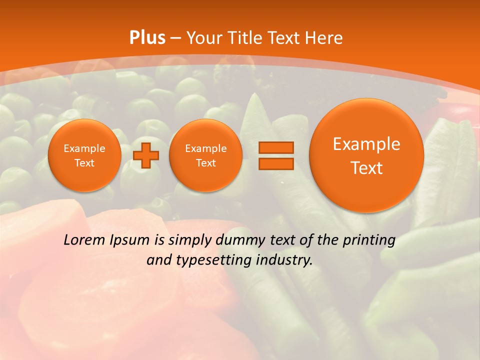Portion Bean Colorful PowerPoint Template