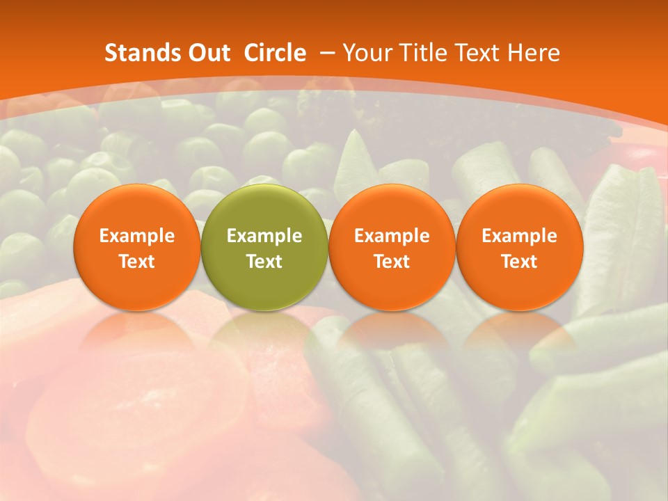 Portion Bean Colorful PowerPoint Template