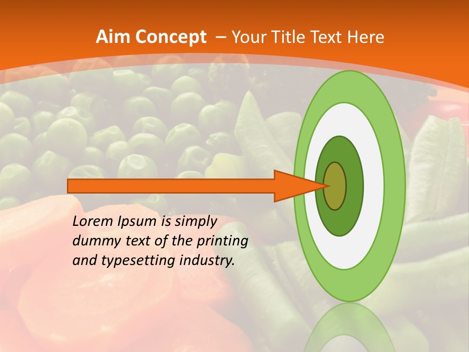 Portion Bean Colorful PowerPoint Template