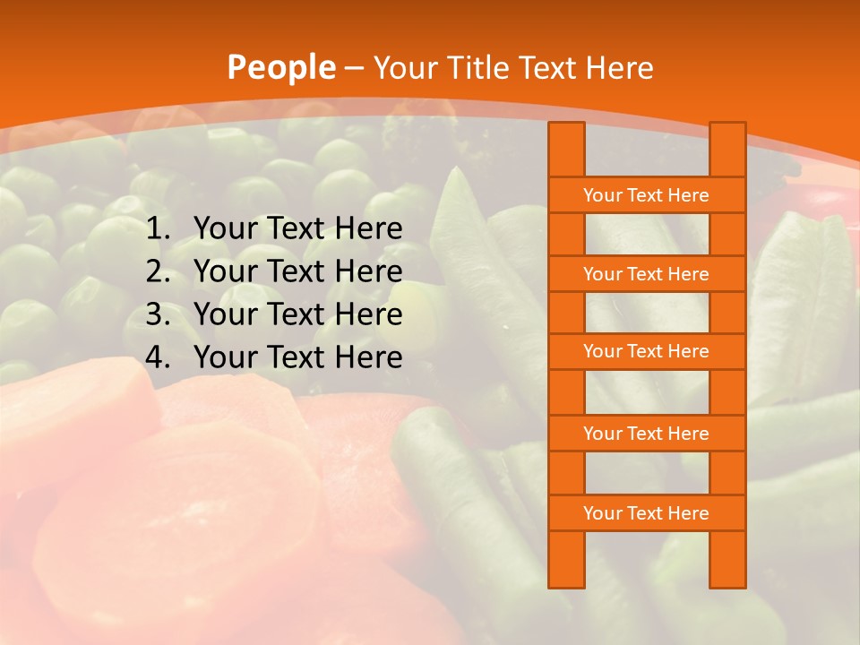 Portion Bean Colorful PowerPoint Template