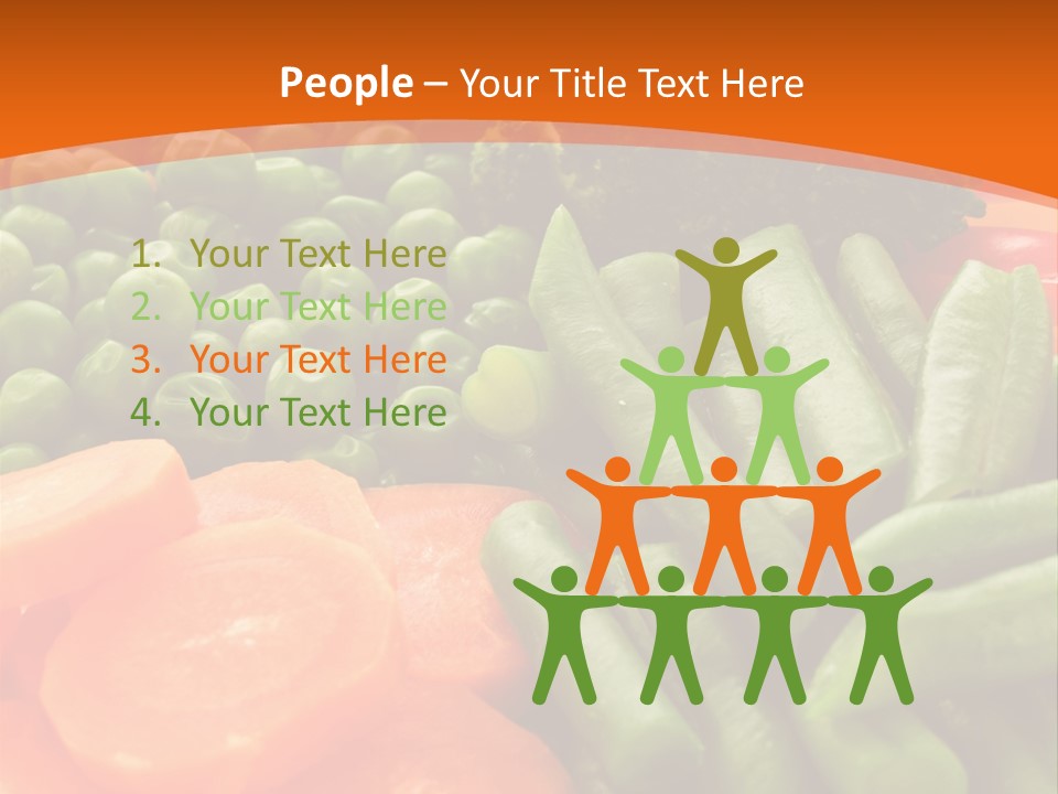 Portion Bean Colorful PowerPoint Template
