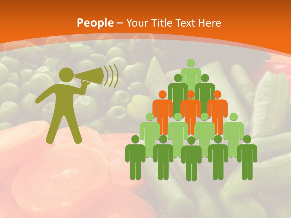 Portion Bean Colorful PowerPoint Template